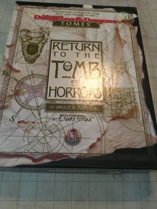 Return To The Tome Of Horrors Boxset Advanced Dungeons And Dragons