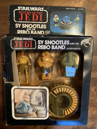 1983 Star Wars Rotj Sy Snootles Max Rebo Band Figure Set Nos Afa It