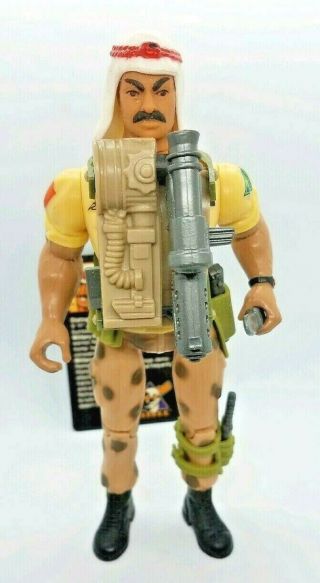 Rambo Force Of Freedom S.  A.  V.  A.  G.  E.  Nomad 7 " Figure Complete Coleco 0810 1986