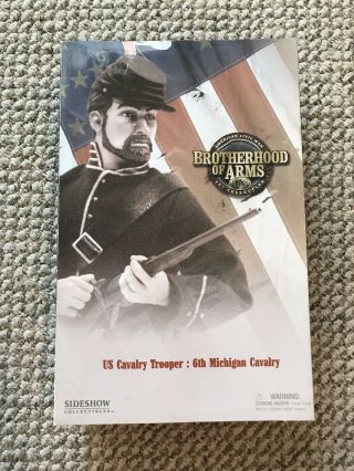 1/6 Sideshow Civil War Us Cavalry Trooper Nib