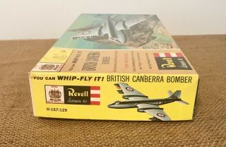Vintage Revell 1960 ' s British Canberra Bomber Plastic Model with Whip - Fly - It NR 5