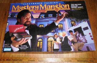Mystery Mansion 1995 Parker Brothers Electronic Board Game Complete