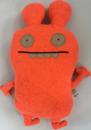 Ugly Doll Orange Plush Stuffed Animal Plunko 2007 15 " Pretty Ugly Llc