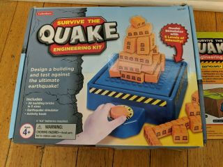 Survive Quake Engineering Kit Learn Build Play Lakeshore Earthquake Simulator