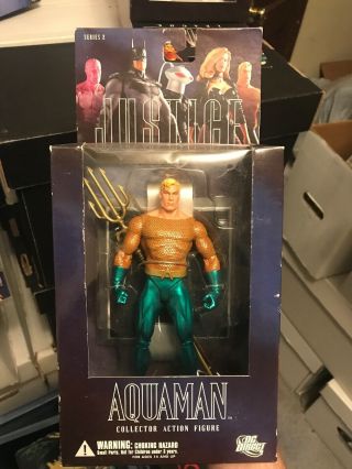 Dc Comics Aquaman Justice Series 2 - Collector Action Figure - Dc Direct