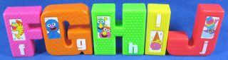 Tyco Sesame Street Alphabet Letters Vintage Plastic A Thru Z Complete 4