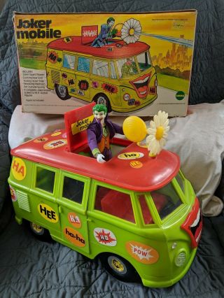 Vintage Mego 1975 Batman Joker Mobile Joker Van W/box
