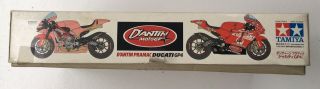 TAMIYA Dantin Pramac Ducati GP4 1/12 Motorcycle Series No.  14103 F/S w/Tracking 7