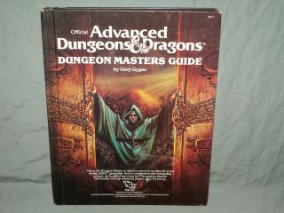 The Ad&d 1st Ed Hardback - Dungeon Masters Guide (alternate Cover)