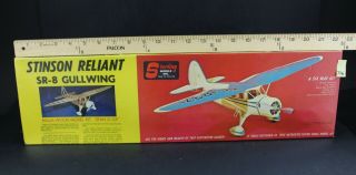 Sterling Stinson Reliant Sr - 8 Gullwing Balsa Wood Model Airplane Kit (736