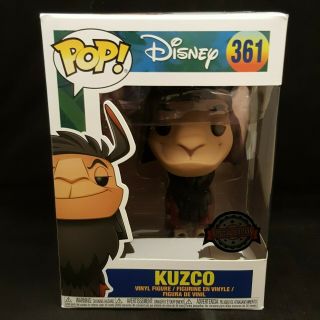 Funko Pop Disney The Emperors Groove Kuzco As Llama Exclusive - Dented Box