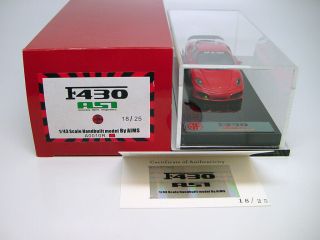 1/43 AIMS Models ASI Ferrari F430 Rosso Corsa LE 25 Miniwerks 6