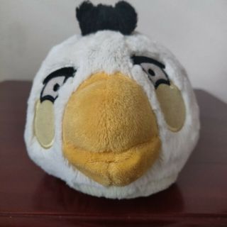 Angry Birds With Sound White Matilda Plush Stuffed Bird Animal Toy 5 "