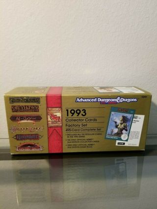 Tsr 1993 Collector Cards Factory Set - Ad&d