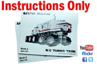 Instruction Custom Lego Star Wars Rc Turbo Tank Ucs 8098 10188 10179 10221 75192