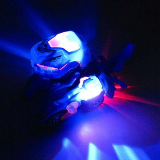 Transforming Dinosaur LED Car With Light Sound Kids Toy Gift Robots Electric Toy 3