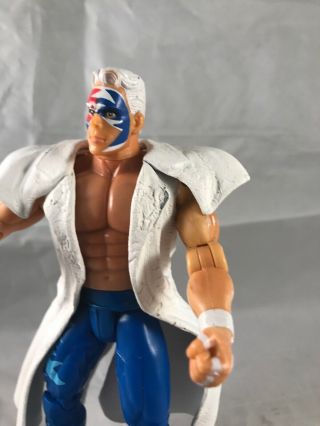WCW WWE Toy Biz Surfer STING figure Custom Jacket evolution Of Sting Set Loose 2