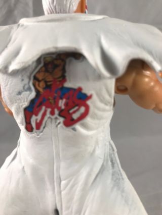 WCW WWE Toy Biz Surfer STING figure Custom Jacket evolution Of Sting Set Loose 4