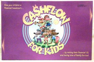 Cashflow For Kids Board Game Rich Poor Dad Financial Learning Money Management