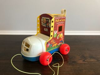 Vintage 1970s Fisher Price Pull - A - Long Lacing Shoe 146