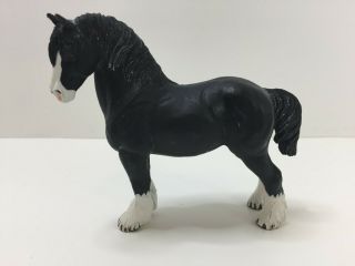Black Shire Draft Horse (2006) Safari Ltd Highly Detailed Figure