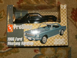 Amt Ertl Pro Shop 1966 Ford Mustang Hardtop Plastic Model Car Kit Inside