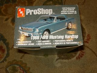 AMT Ertl Pro Shop 1966 Ford Mustang Hardtop Plastic model car kit Inside 3
