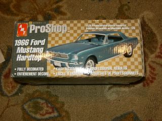 AMT Ertl Pro Shop 1966 Ford Mustang Hardtop Plastic model car kit Inside 4