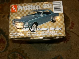 AMT Ertl Pro Shop 1966 Ford Mustang Hardtop Plastic model car kit Inside 5