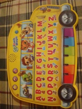 Leap Frog Touch Magic School Bus Educational Toy Alphabet Piano