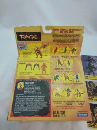 Vintage RARE Playmates Atari Primal Rage Necrosan Action Figure BOX ONLY 3