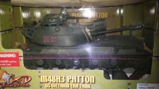 The Ultimate Soldier,  Xtreme Detail,  1:18 Scale,  M48a3 Patton,  Vietnam Era Tank