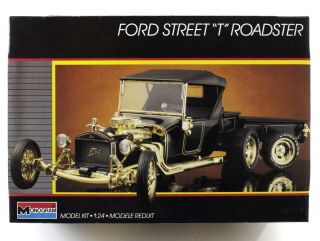 Ford Street T Roadster Monogram 1:24 Model Kit 2741 Open Box Complete