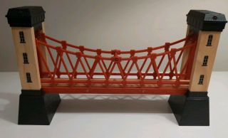 Imaginariun Suspension Bridge Wooden Train Fits Thomas And Brio Lights & Sound