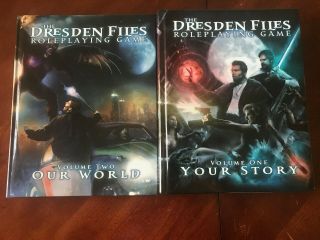 The Dresden Files Roleplaying Game Volumes 1 & 2 (your Story & Our World)