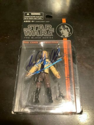 Mark Hamill Signed Autographed Luke Skywalker Figure Star Wars,  Hasbro W