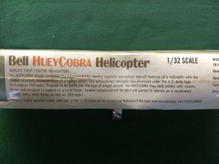 Revell Bell Huey Cobra Helicopter,  1/32 scale 2