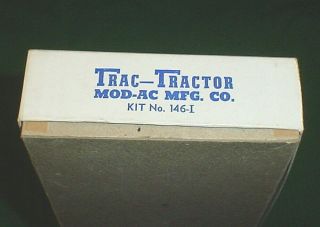 MOD - AC MFG CO TRAC - TRACTOR,  SERIES I,  NO 1,  INDUSTRIAL MODELS,  ½ INCH SCALE 3