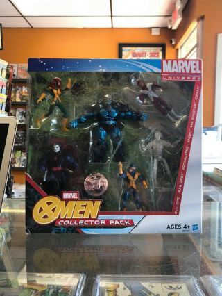 Marvel Universe 3.  75” X - Men Collector Pack Action Figure Set Toys R Us Exclusive