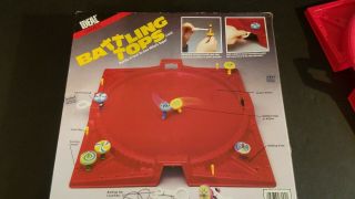 Vintage RARE COMPLETE 1986 Version Of Battling Tops Game 7