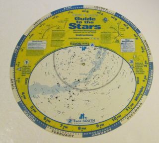 David H.  Levys Guide To The Stars Northern Hemisphere Circle Chart 16 " Astrology