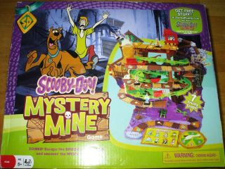 Scooby - Doo Mystery Mine 2013 Pressman Board Game Shaggy Complete &