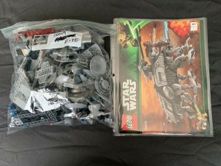 Lego 75019 Star Wars At - Te Set With Manuals - No Minifigs