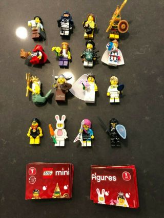 Lego 8831 Minifigures Series 7 Complete 16 Figure Set