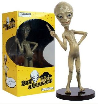 Bad Alien " Paul " Comedy Movie Figure Nude Middle Finger 22cm Figurine Head Play