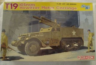 Dragon T19 105mm Howitzer Motor Carriage - Model 6496 1:35 Scale Copyright 2009