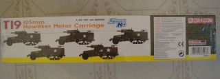 DRAGON T19 105mm HOWITZER MOTOR CARRIAGE - MODEL 6496 1:35 SCALE COPYRIGHT 2009 3