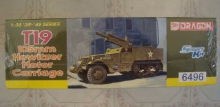 DRAGON T19 105mm HOWITZER MOTOR CARRIAGE - MODEL 6496 1:35 SCALE COPYRIGHT 2009 5