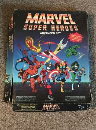 Marvel Heroes Advanced Set (rare 1992 Print) - Marvel - Msh Tsr