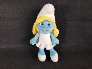 2011 Jakks Smurfs The Movie Plush Smurfette 11 " Inch Doll Figure